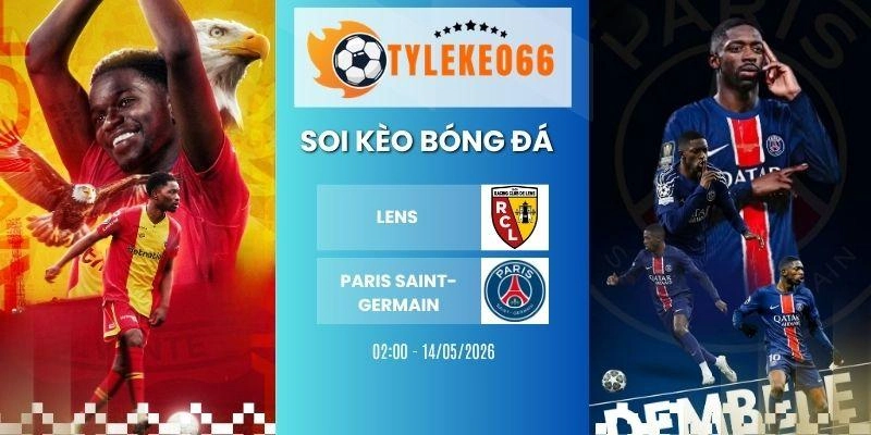 Soi kèo Lens vs Paris Saint-Germain hôm nay ngày 14/05/2026, Ligue 1